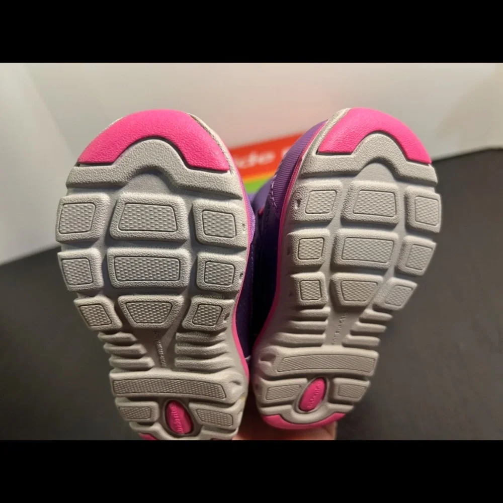 Stride Rite Made2Play Insulated Sneaker Snow Boots Purple Toddler Girls 6M